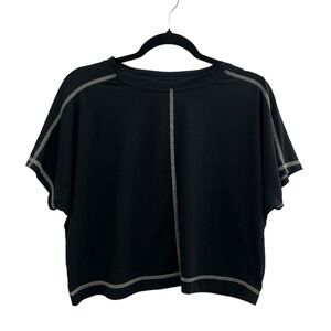 Halle Berry x Sweaty Betty Black and White Workout Top